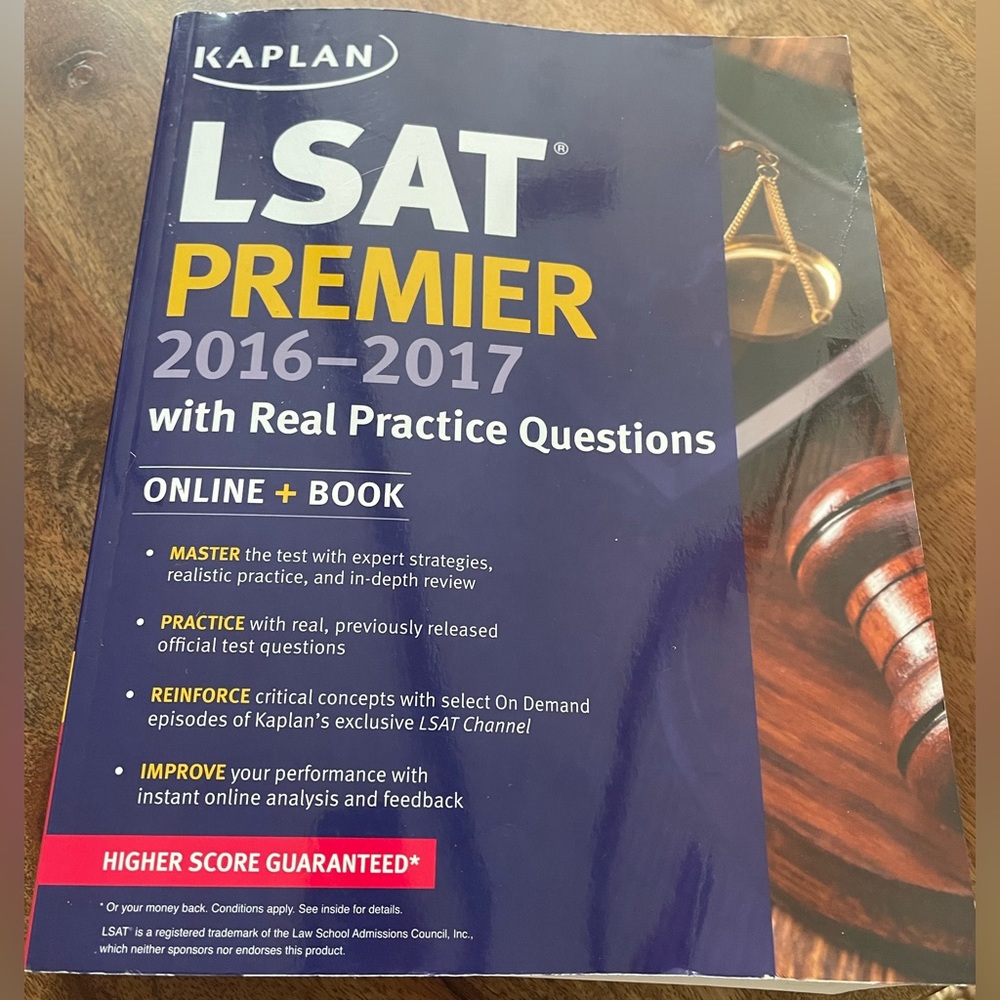 LSAT Premier 2016-2017 with Real Practice Questions Book